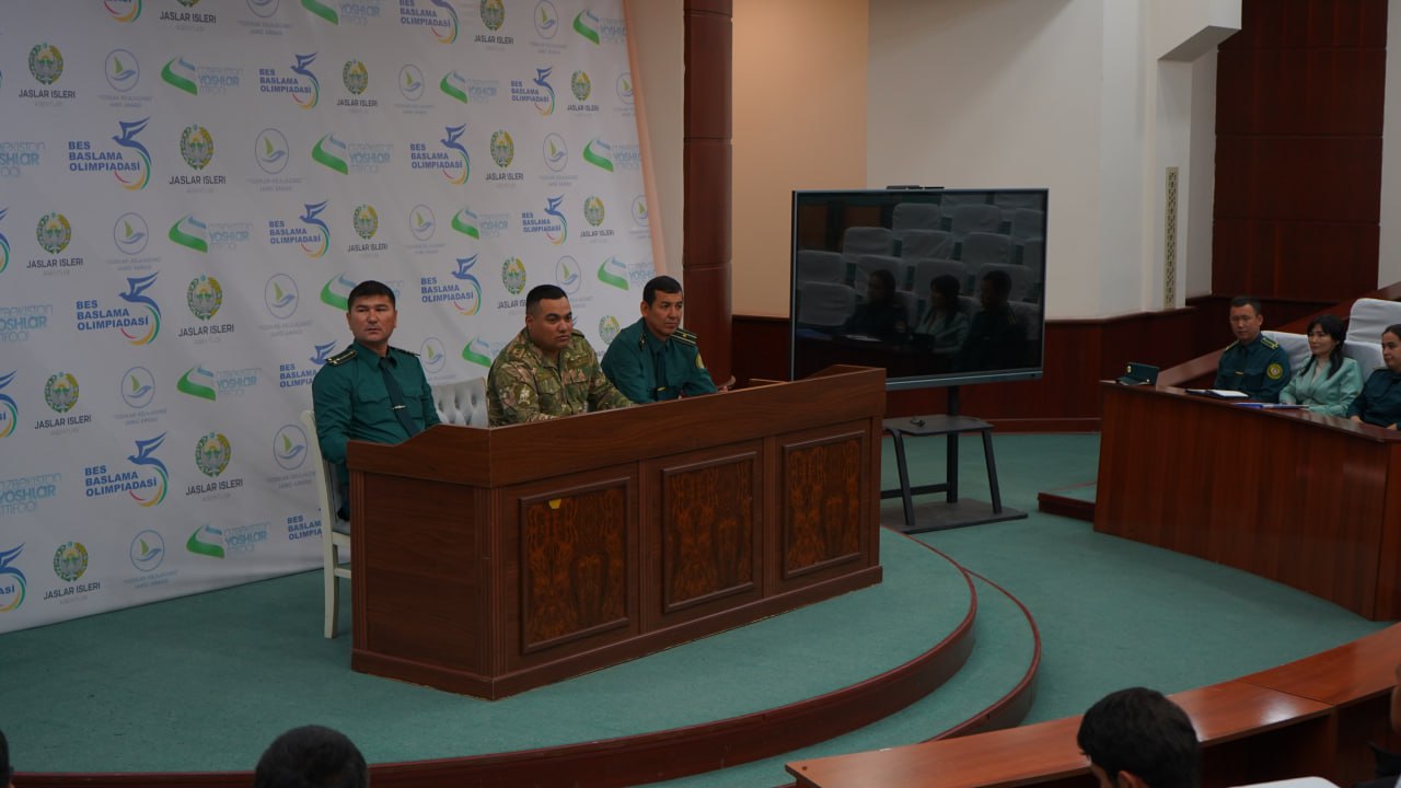 Уйишмаган ёшларни жалб қилган ҳолда “Жасорат мактаби” ҳарбий ўқув йиғинлари ўтказилмоқда