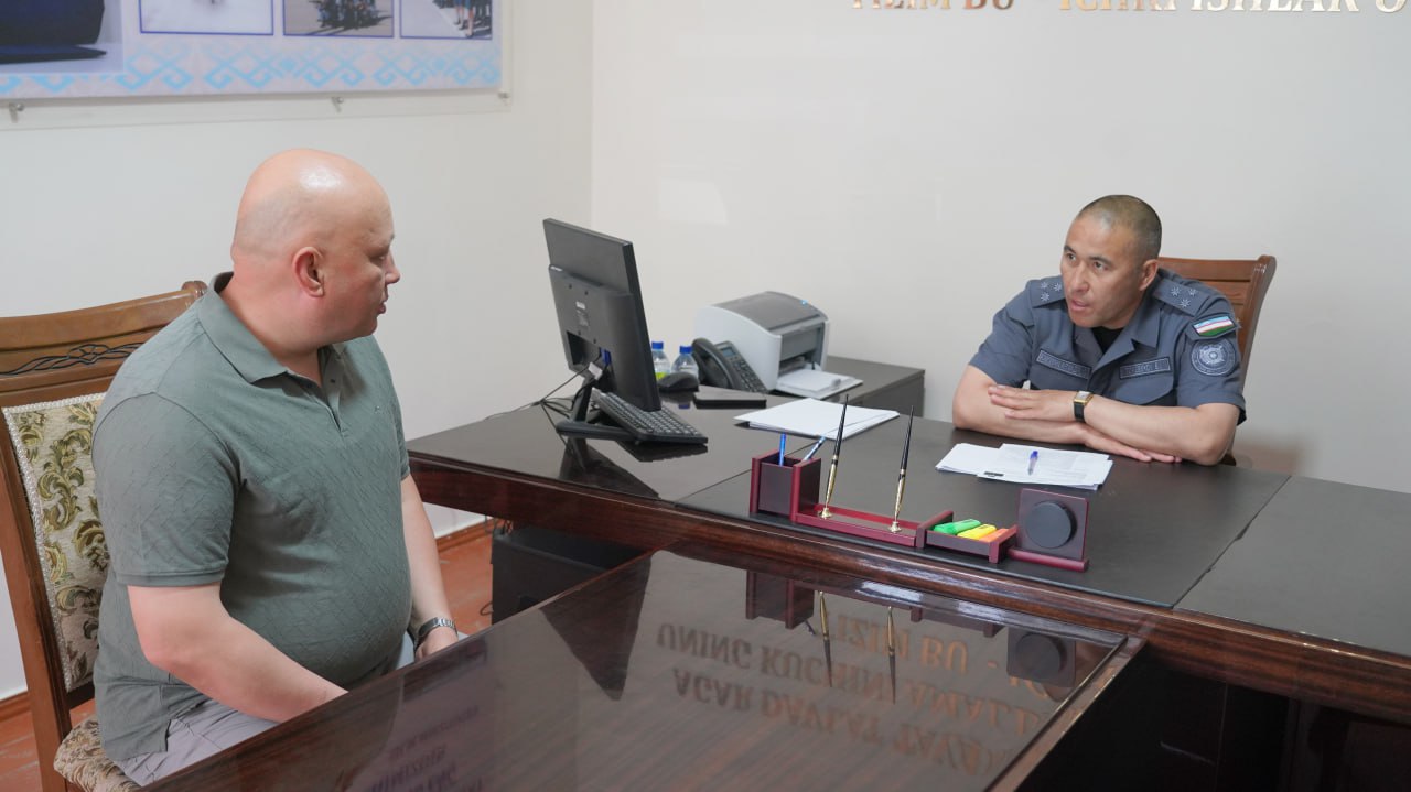 Қорақалпоғистон Республикаси Ички ишлар вазирининг навбатдаги шахсий қабули ўтказилди
